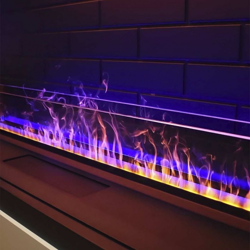 Электроочаг Schönes Feuer 3D FireLine 1200 Pro Blue (с эффектом cинего пламени) в Владивостоке