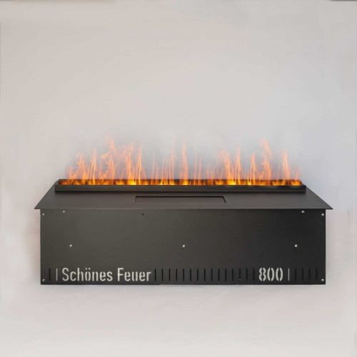 Электроочаг Schönes Feuer 3D FireLine 800 Pro со стальной крышкой в Владивостоке