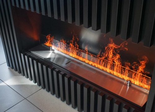 Электроочаг Schönes Feuer 3D FireLine 600 со стальной крышкой в Владивостоке