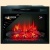 Электроочаг InterFlame Jupiter 30 Black/Brass LED FX (черный/золото) в Владивостоке