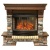 Каминокомплект InterFlame Экстер Rock Beige/Black (темный дуб)+Panoramic 25 в Владивостоке